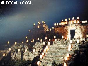 Maya temple.