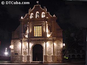Night view of Paula Church