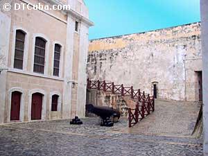 Vista del interior del Castillo del Morro.