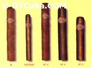 Samples of Havana cigars.