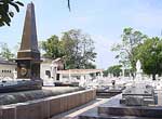 View of cemetery