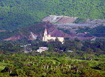 Caridad del Cobre Sanctuary. Aerial view