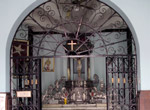 Caridad del Cobre Sanctuary. Interior of the chapel