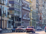 Buildings on Havana`s Malecón (seafront)