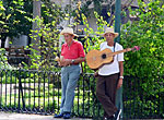 Trovadores en la Plaza de Armas