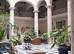 Vista del Patio Interior del Hotel Florida
