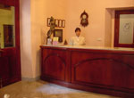 Front desk of Palacio O`Farrill Hotel