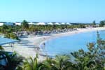 Vista de la playa.