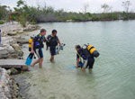 Diving site at Caleta Buena