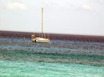 Boat at María La Gorda Villa, Pinar del Río