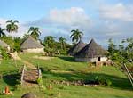Chorro de Maíta. Taino Village. Panoramic view